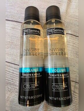 New Tresemme Pro Pure Invisible Styler Create & Hold 6.8 oz Spray- Pack of 2